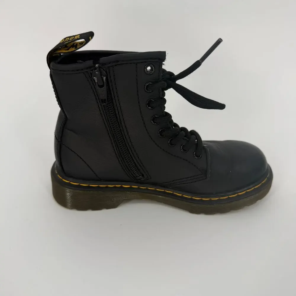 Dr. Martens AirWair Shoes‎ With Bouncing Soles Zipper Black Kids Size 12